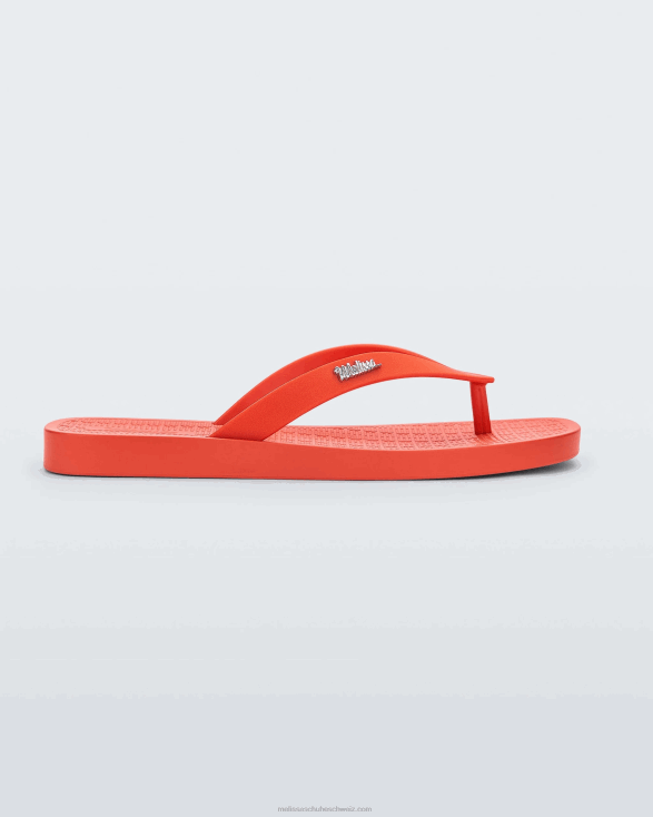 Rot Melissa Sun langer Strand-Flip-Flop 4L8R2280