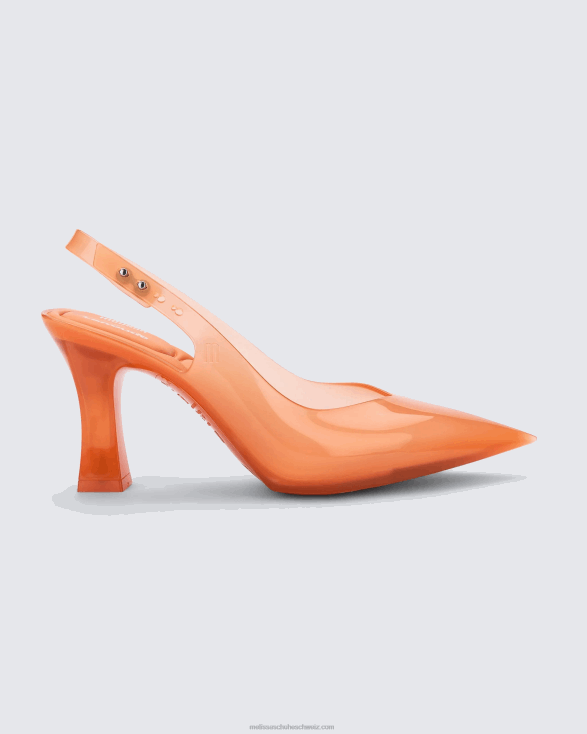 orange Melissa Slingback-Heel Larroude 4L8R2231