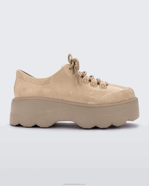 Beige Melissa Kick-Off-Sneaker mit Plateausohle 4L8R2112