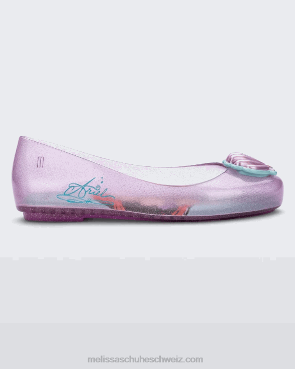 lila Mini Melissa Sweet Love Disney Princess Flat - Kinder 4L8R2628