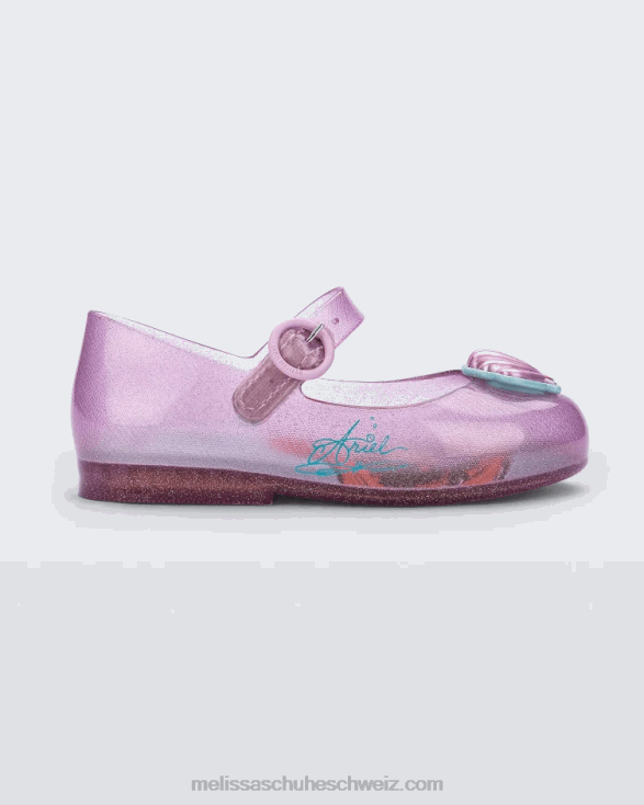 Rosa Mini Melissa Sweet Love Disney Princess Flat - Baby 4L8R2458