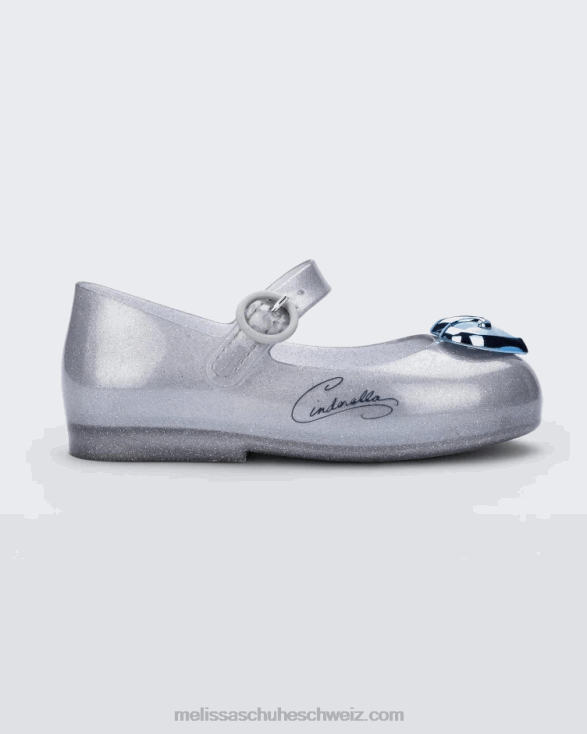 Silber Mini Melissa Sweet Love Disney Princess Flat - Baby 4L8R2463